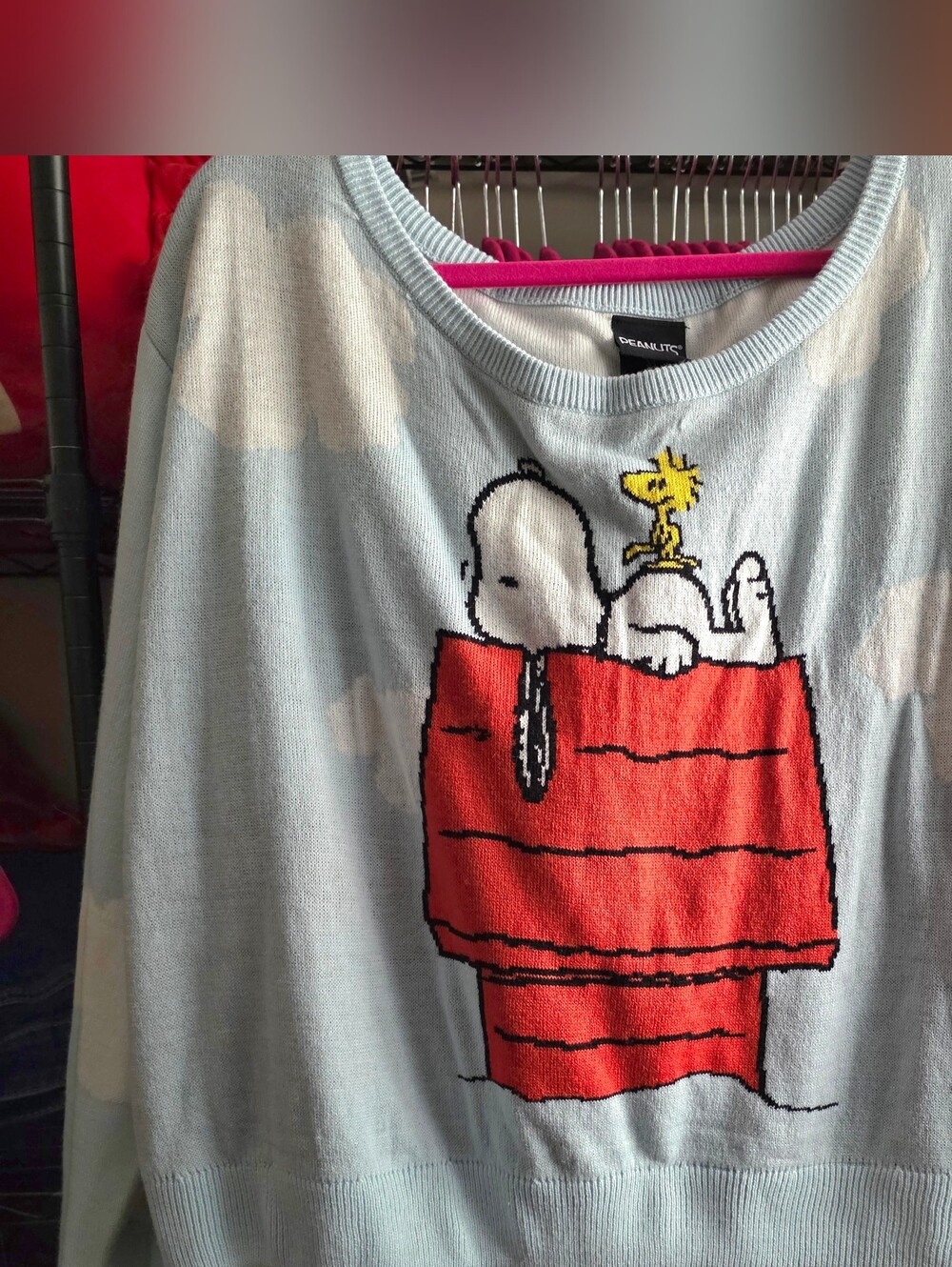 Peanuts Snoopy & Woodstock Sweater, Size XXL